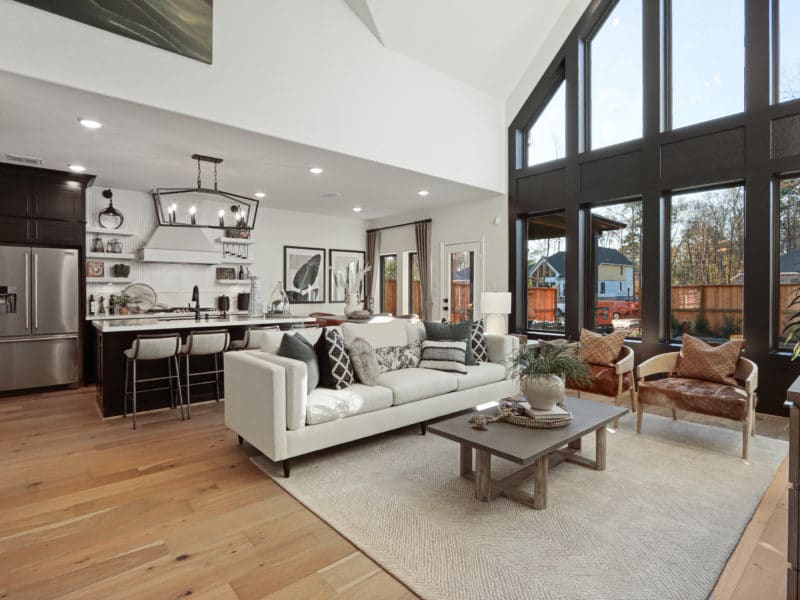 newmark model living room