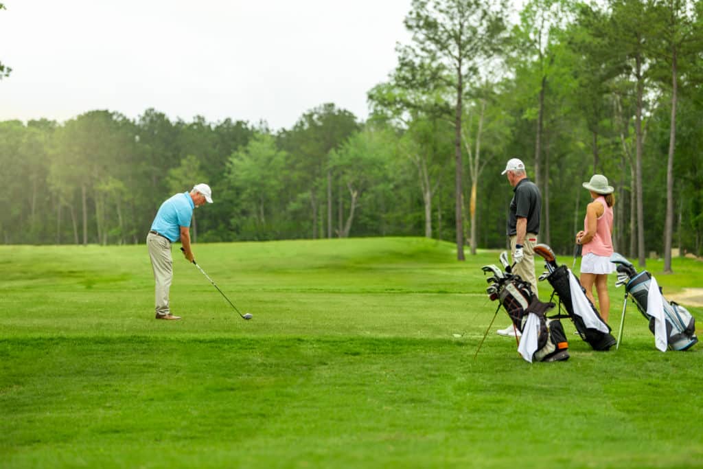 living next to golf course