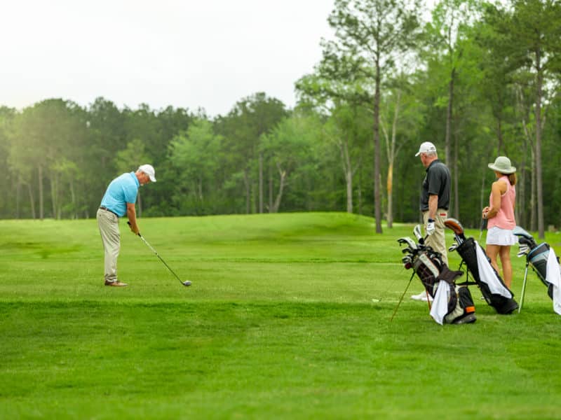 living next to golf course