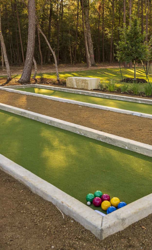 active adult community amenities - bocceball